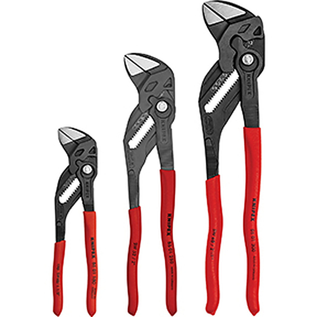Knipex - 002006US3 - 3pc Black Pliers Wrench Set