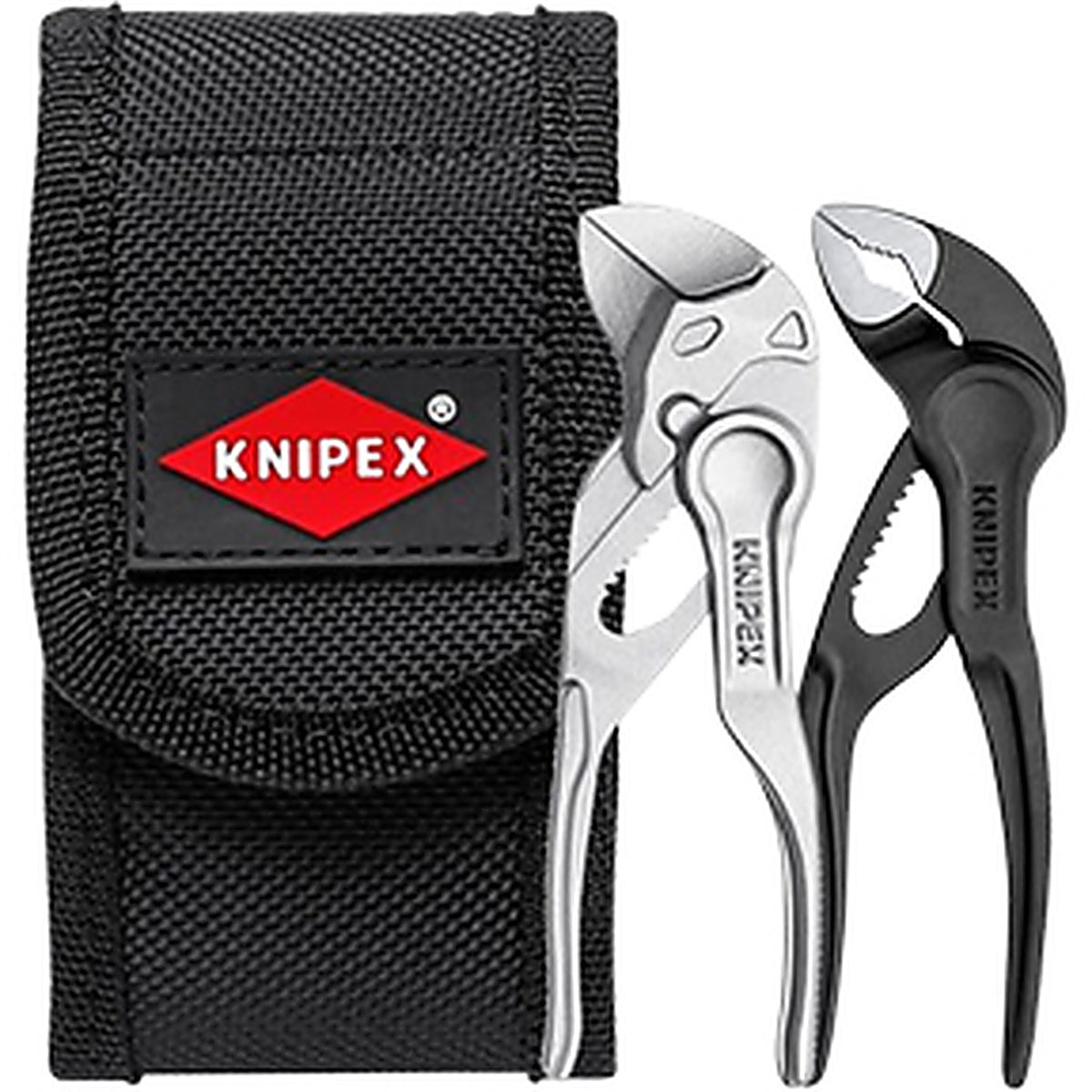 Knipex - 002072V04XS - 2pc Mini Pliers Set in Belt Pouch