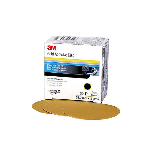 3M 00915 Hookit Gold Disc, 3 inch, P240A