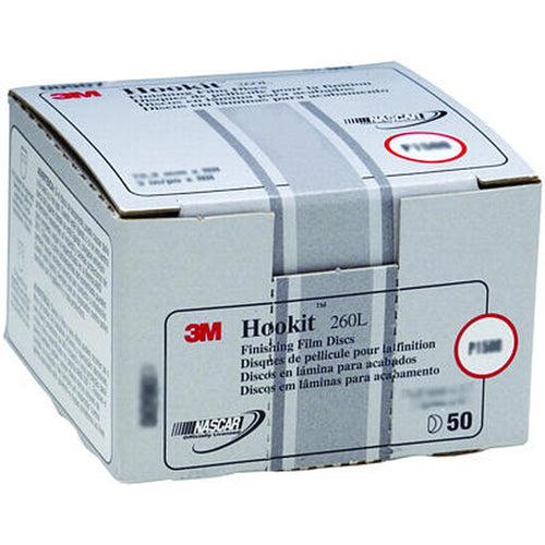 3M 00952 Hookit Finishing Film Disc, 5 in, P1200, 100/box 60650034899