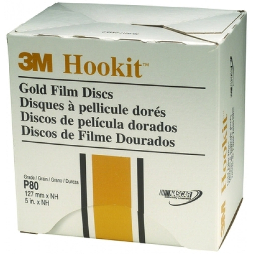 3M 00966 Hookit Gold Film Disc 255L, 5 inch x NH P100