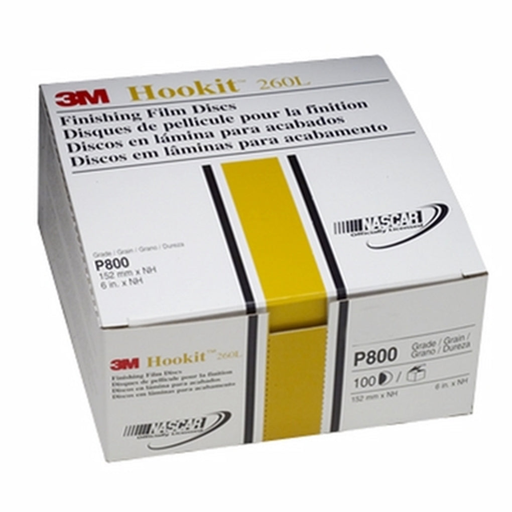 3M 00971 Hookit Finishing Film Disc, 6 inch, P600