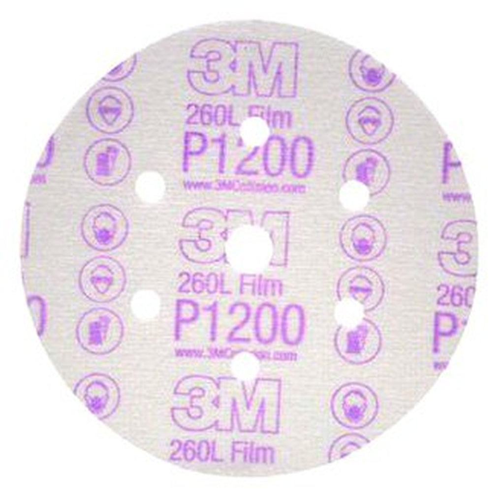 3M 01068 Hookit Finishing Film Disc Dust Free, 6 inch, P1200