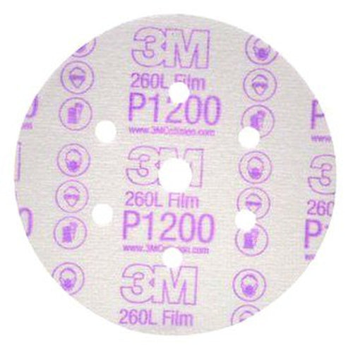 3M 01068 Hookit Finishing Film Disc Dust Free, 6 inch, P1200