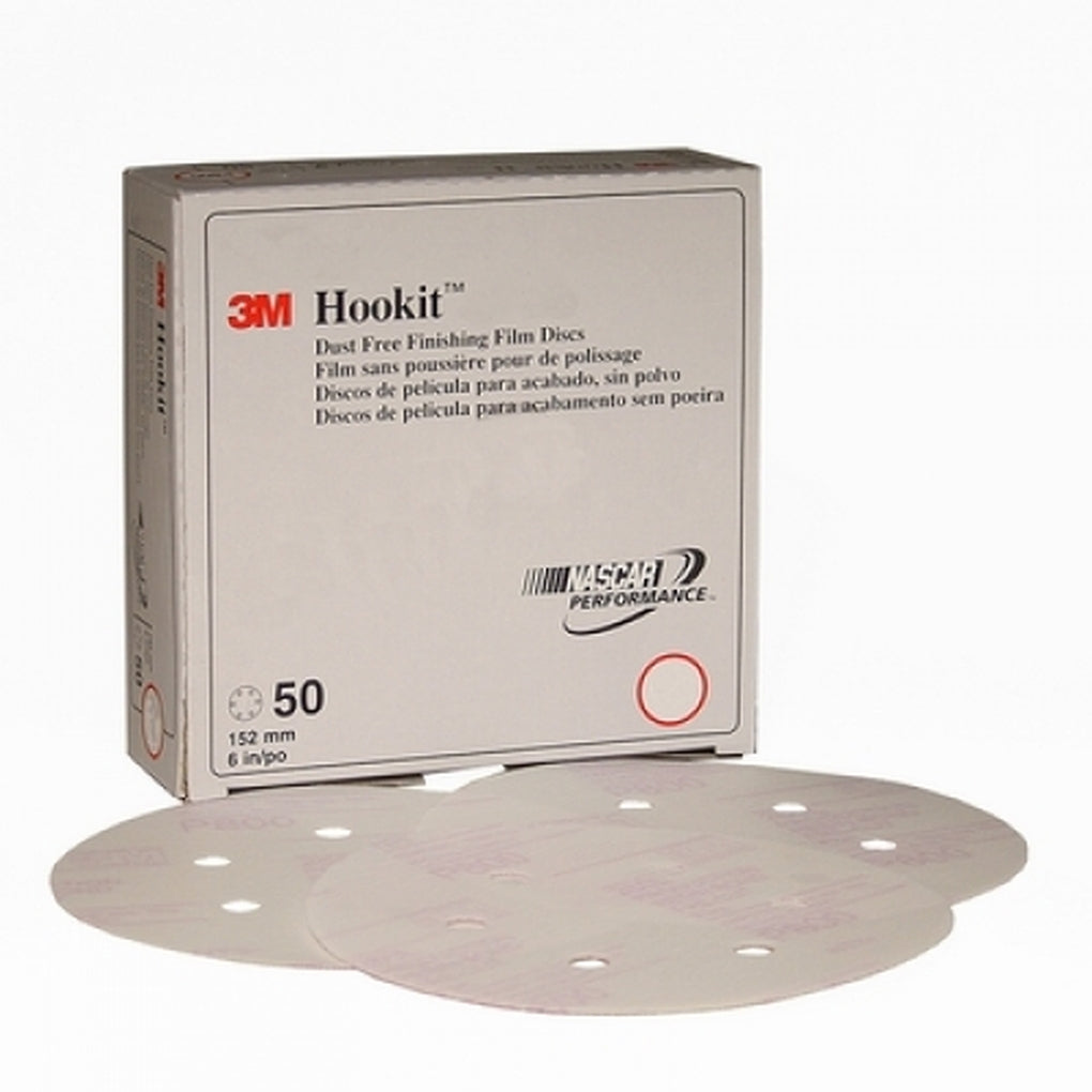 3M 01071 Hookit Finishing Film Disc Dust Free, 6 inch, P600