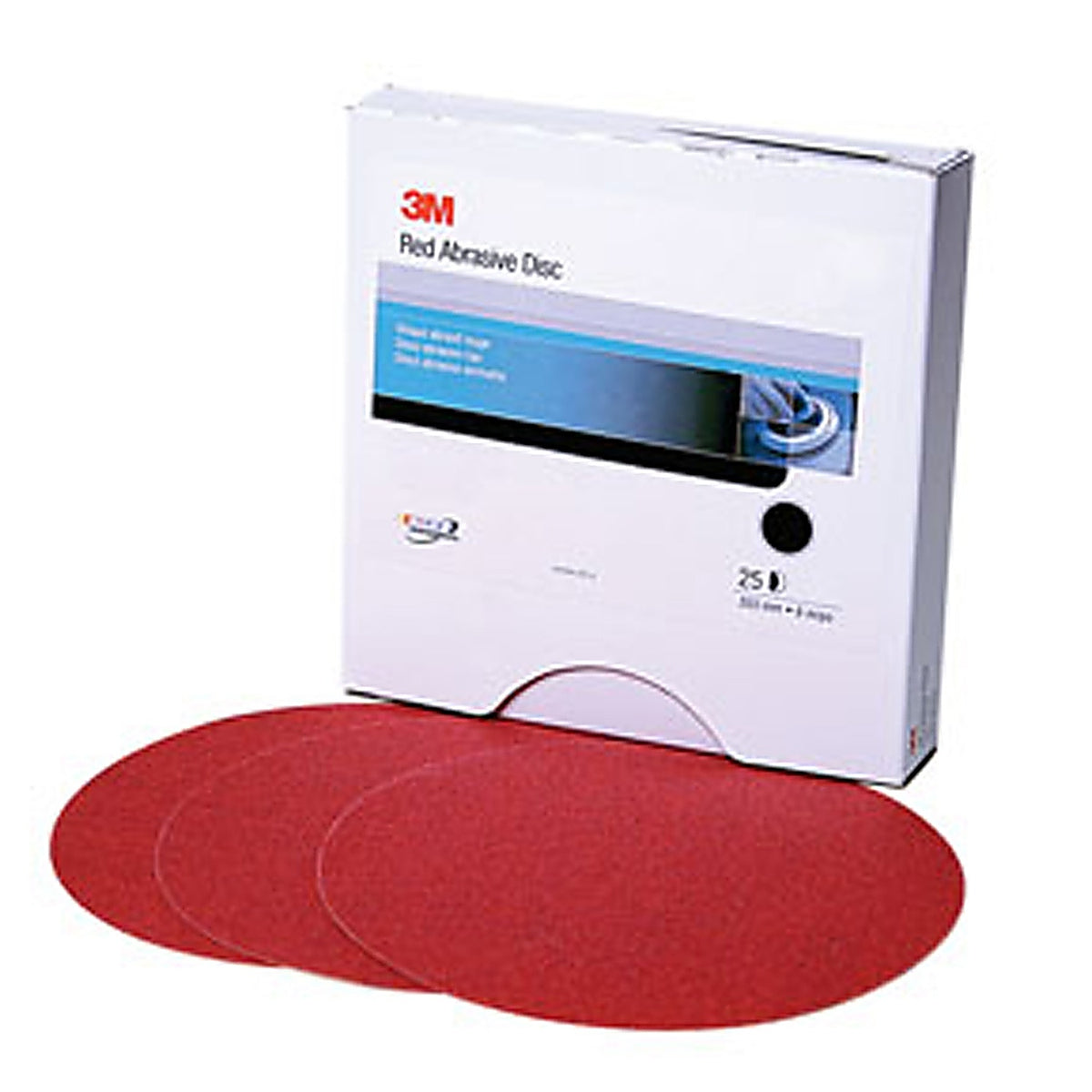 3M 01108 Red Abrasive Stikit Disc, 6 inch, P400