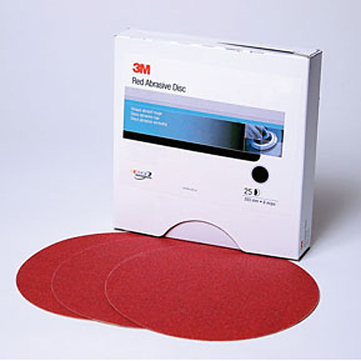 3M 01110 Red Abrasive Stikit Disc, 6 inch, P240