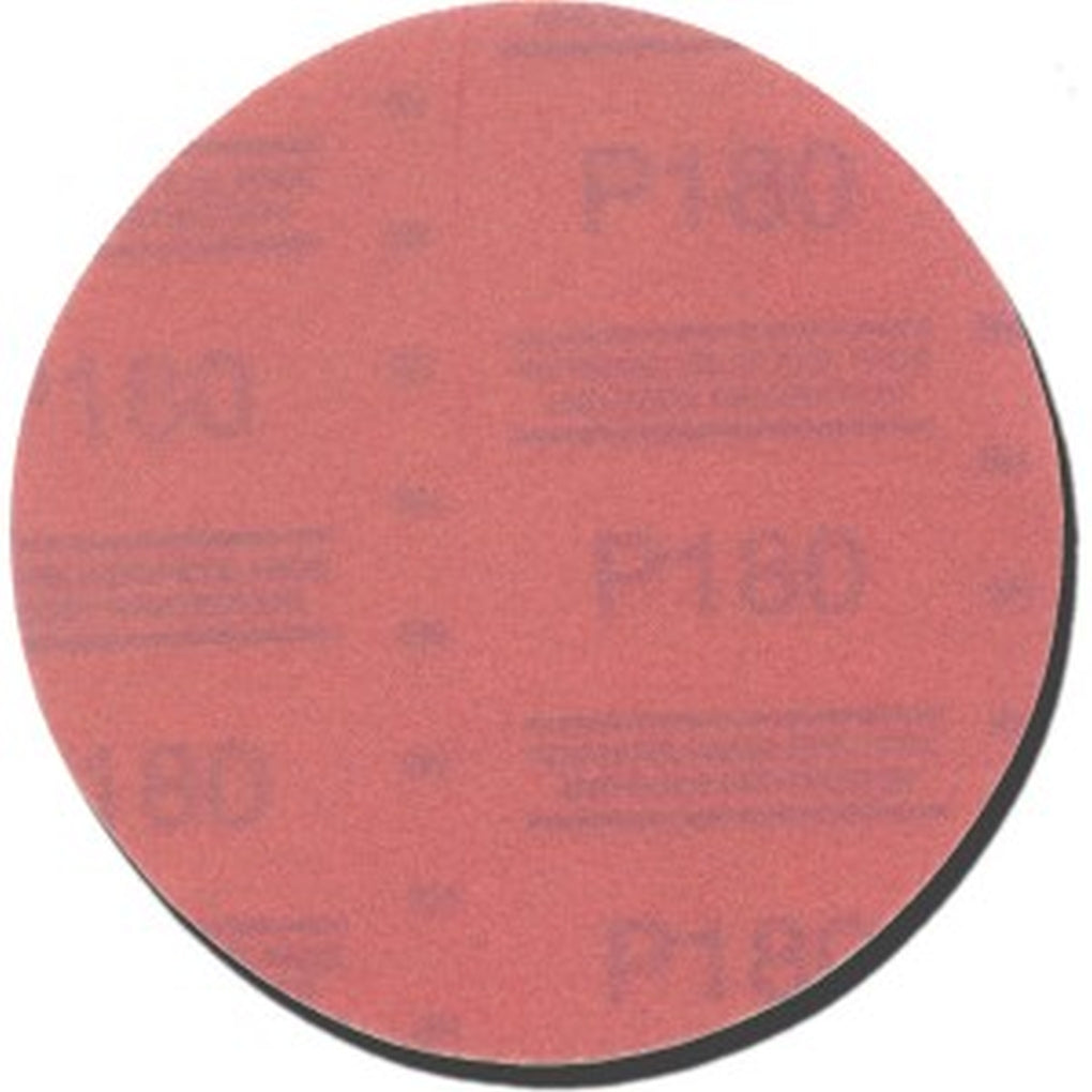 3M 01112 Red Abrasive Stikit Disc, 6 inch, P180