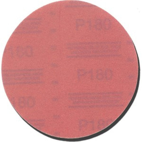3M 01112 Red Abrasive Stikit Disc, 6 inch, P180
