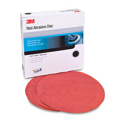 3M 01189 Red Abrasive Hookit Disc, 6 inch, P600