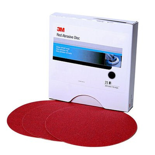 3M 01291 Red Abrasive Hookit Disc, 5 in, P800, 50/box 60455051148