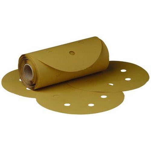 3M 01375 Stikit Gold Film Disc Roll Dust Free, 6 in, P320, 125/roll 60010025520