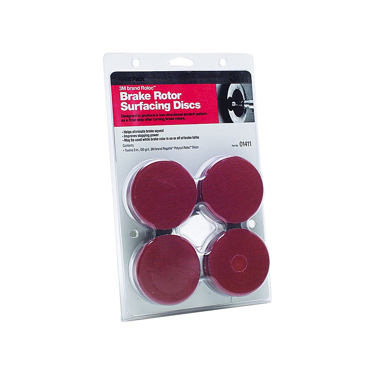3M 01411 Roloc Brake Rotor Surface Conditioning Disc Refill Pack, 01411