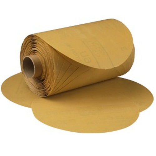 3M 01484 Stikit Gold Paper Disc Roll 216U, 8 inch, 400 grit, 125 per Roll