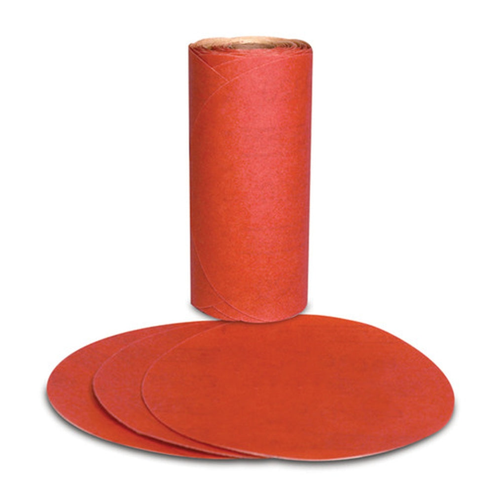3M 01608 Red Abrasive Stikit Disc, 5 inch, 120