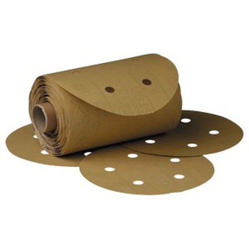3M 01620 Stikit Gold Disc Roll Dust Free, 5 in, P320A, 175 discs per roll