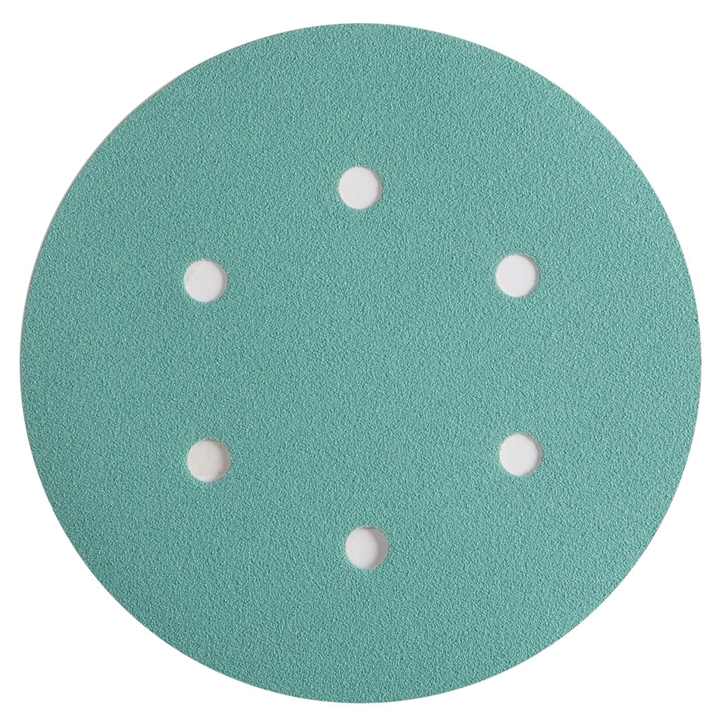 Sunmight 01708 6in. 120G 6 Hole PSA Film BOX/100