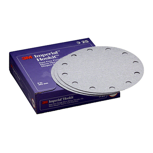 3M 01853 Imperial Hookit Dust-Free Disc 740I, 8 inch, 36 grit, 25 per Box