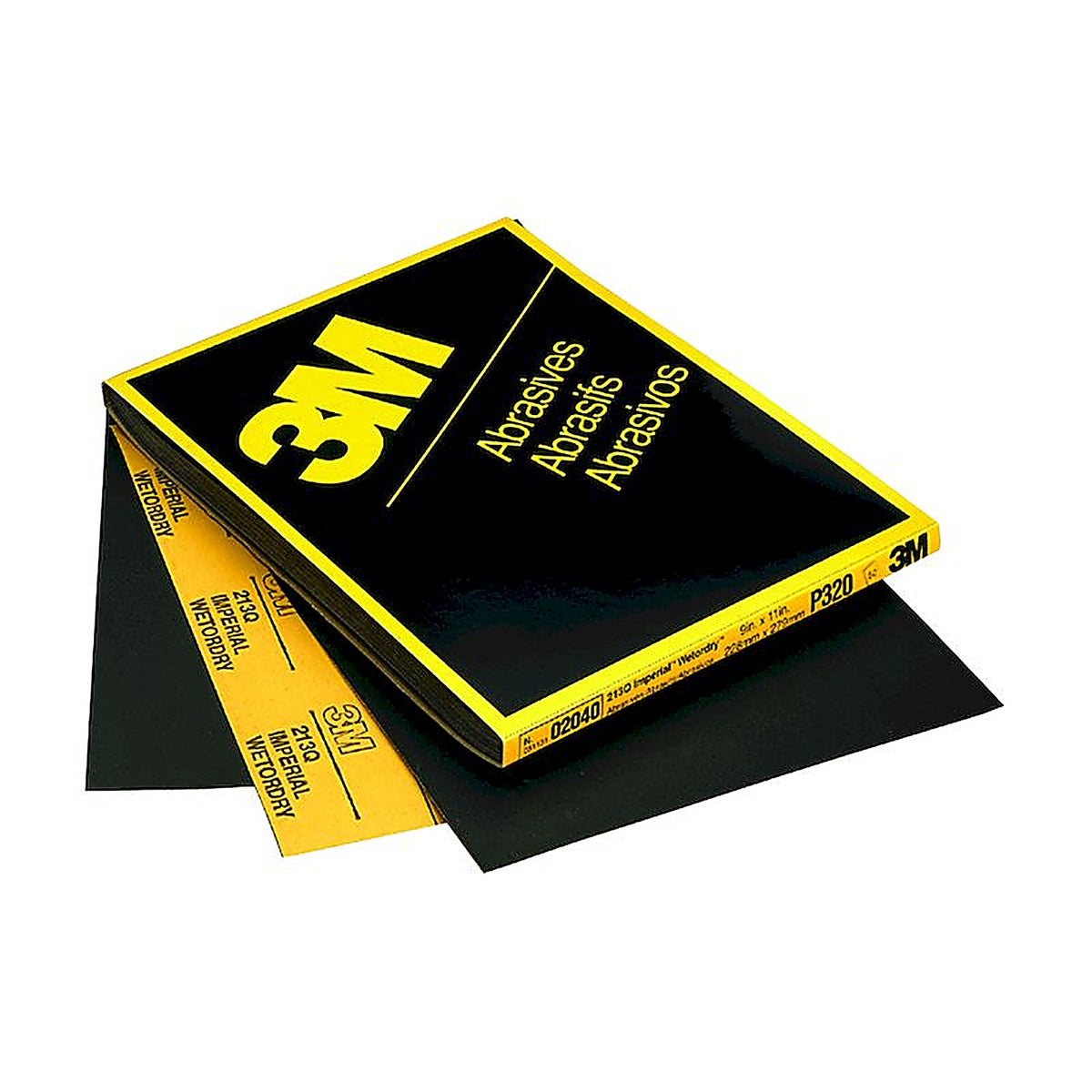 3M 02040 Imperial Wetordry Sheet, 9 In X 11 In, P320a