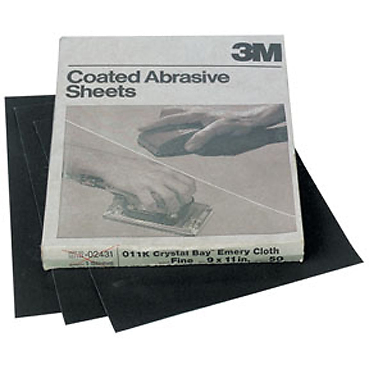 3M 02431 Cloth Sheet 011K, 9 in x 11 in Fine