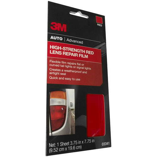3M 03341 High Strength Lens Repair Film Red, 3.75 in x 7.75 in