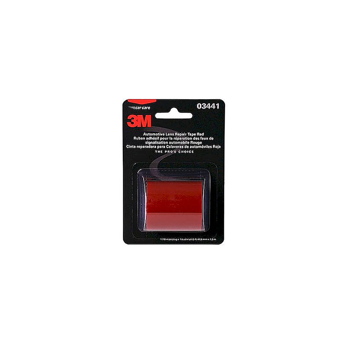 3M 03441 Lens Repair Tape, 03441, 1.875 in x 60 in, Red