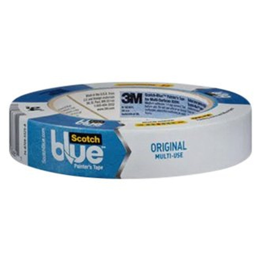 3M 03681 Scotch-Blue Painters Tape for Multi-Surfaces, 2090-1E-F, 1 in x 60 yds