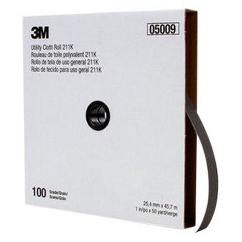 3M 05009 Cloth Utility Roll 211K, 05009, 1 in x 50 yd 100 J-weight