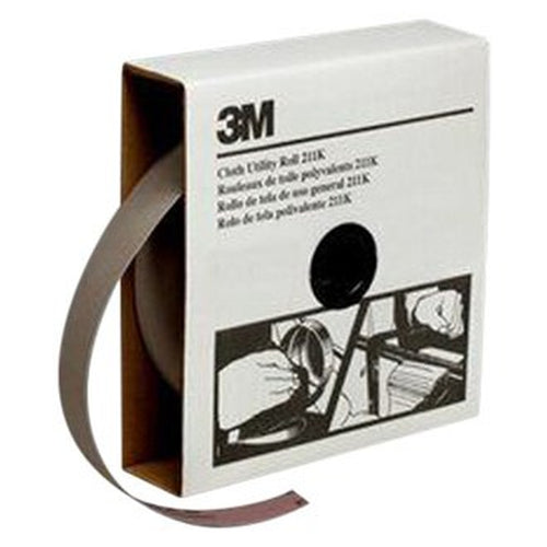 3M 05029 Cloth Utility Roll 211K, 05029, 1-1/2 in x 50 yd 100 J-weight