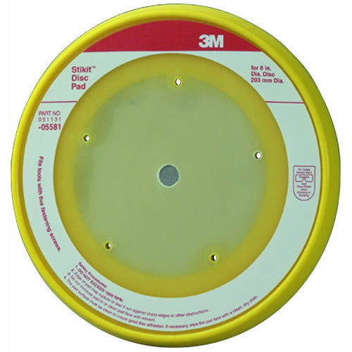 3M 05581 Stikit Disc Pad Dust Free, 8 inch