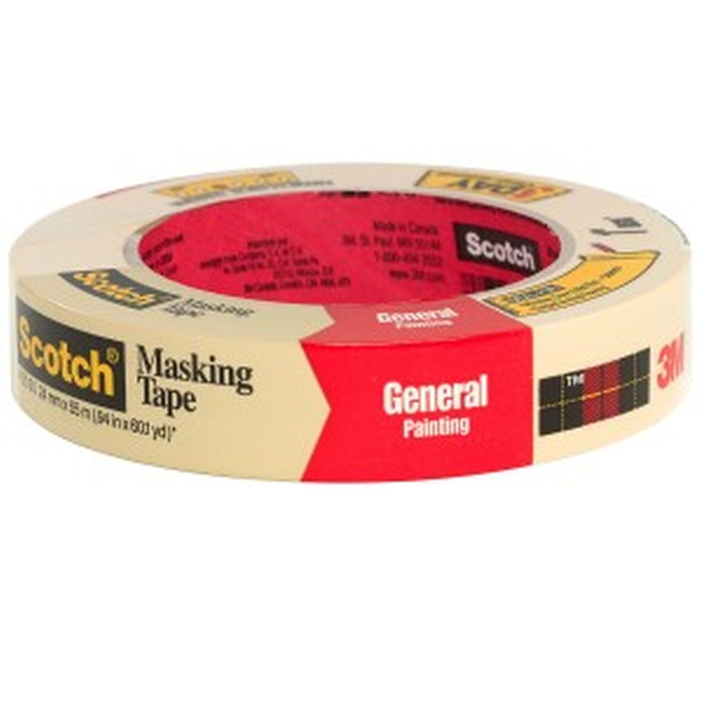 3M 05618 Masking Tape for General Painting 2050-1A, 24 mm Width