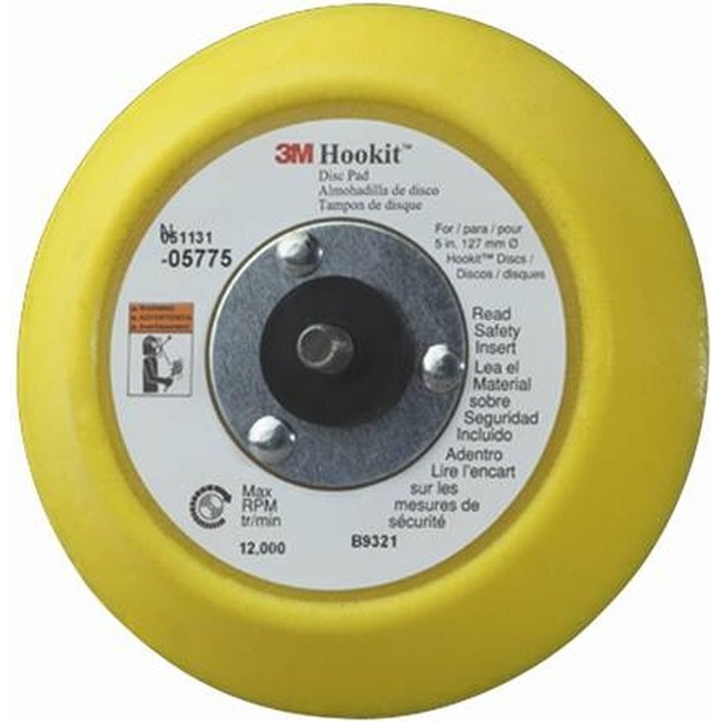 3M 05775 Hookit Disc Pad, 5 inch