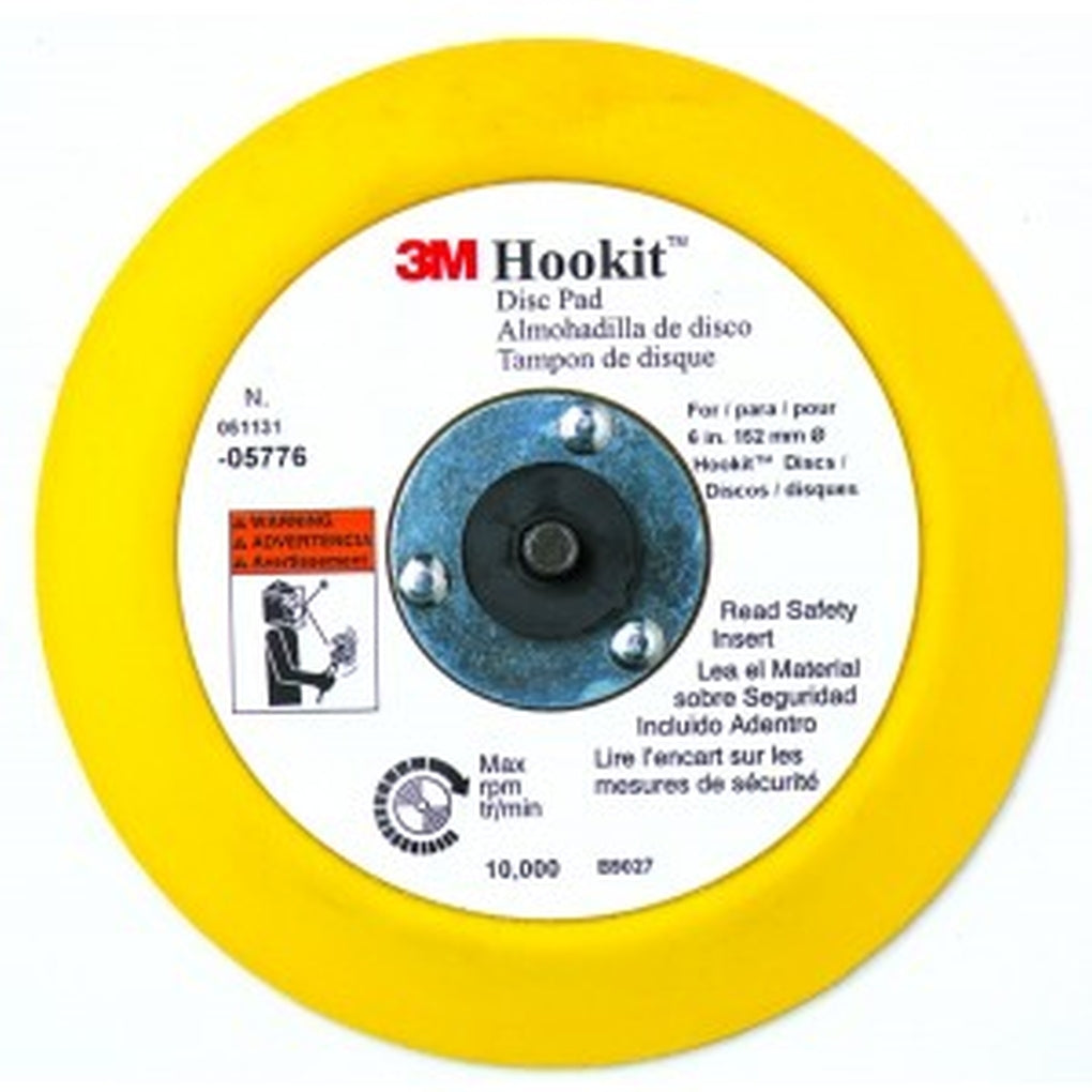 3M 05776 Hookit Disc Pad, 6 inch