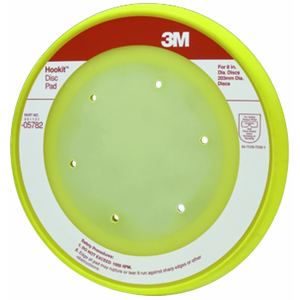 3M 05782 Hookit Disc Pad Dust Free, 8 inch