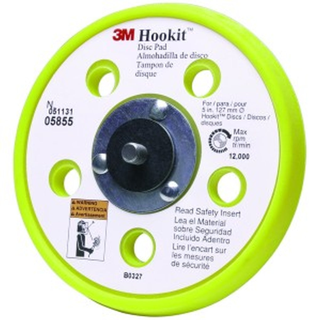 3M 05855 Hookit Low Profile Disc Pad Dust Free, 5 inch