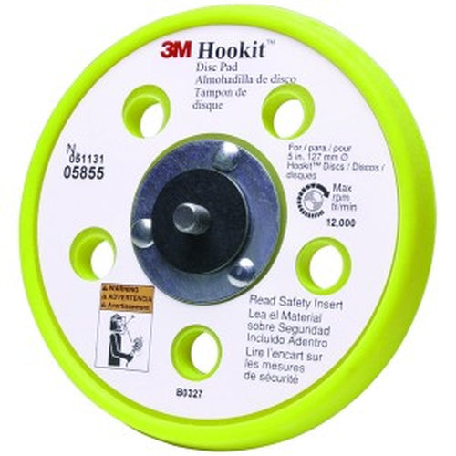3M 05855 Hookit Low Profile Disc Pad Dust Free, 5 inch