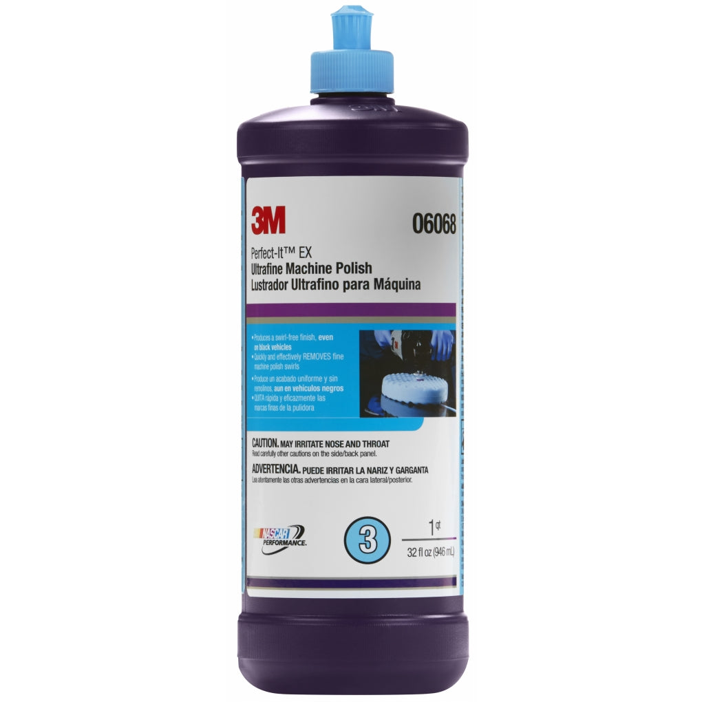 3M 06068 Perfect-It EX Ultrafine Machine Polish, Quart