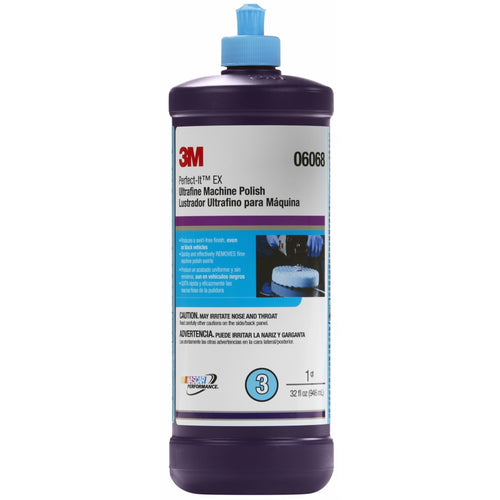3M 06068 Perfect-It EX Ultrafine Machine Polish, Quart