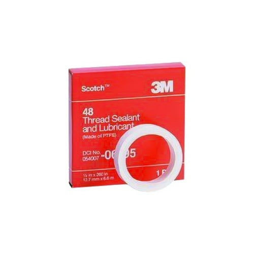 3M 06195 Scotch Pipe Thread Sealant Tape 48, 1/2 in x 260 in