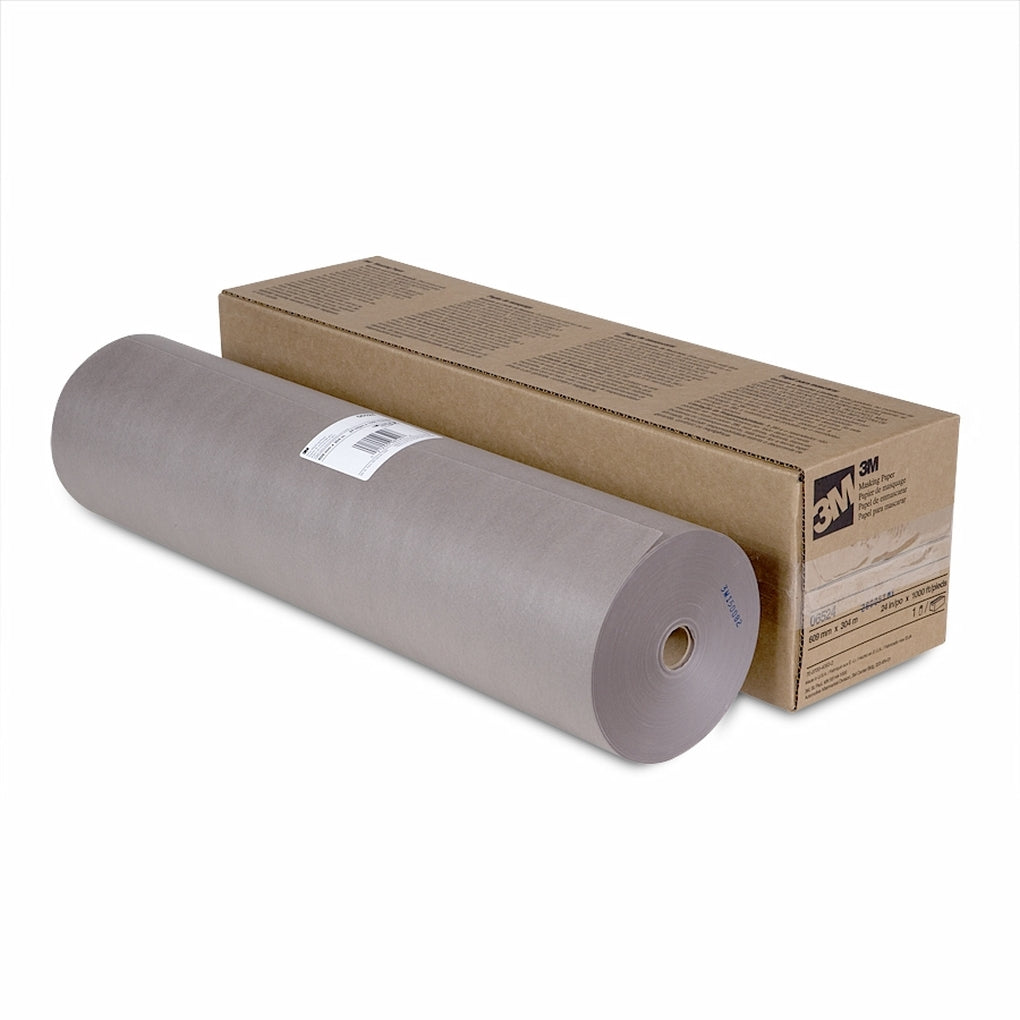 3M 06524 Scotch Steel Gray Masking Paper, 24 in x 1000 ft