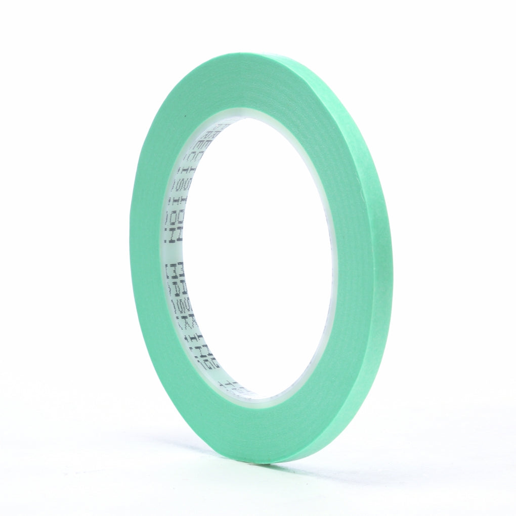 3M 06525 Precision Masking Tape, 1/4 inch x 60 yards