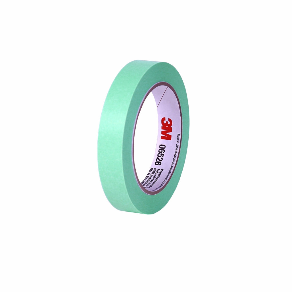3M 06526 Precision Masking Tape, 3/4 in x 60 yds