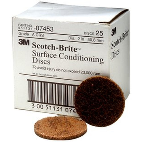 3M 07453 Scotch-Brite Surface Conditioning Disc, 2 in x NH A CRS