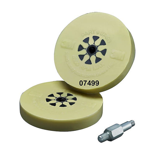3M 07499 Stripe Off Wheel, 4 inch, Fine grade W/O MANDREL, 1 wheel/pk