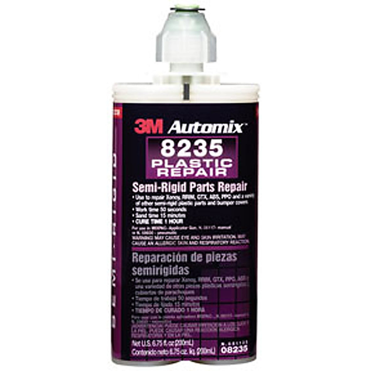 3M 08235 Semi-Rigid Parts Repair, 200 mL cartridge