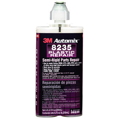 3M 08235 Semi-Rigid Parts Repair, 200 mL cartridge