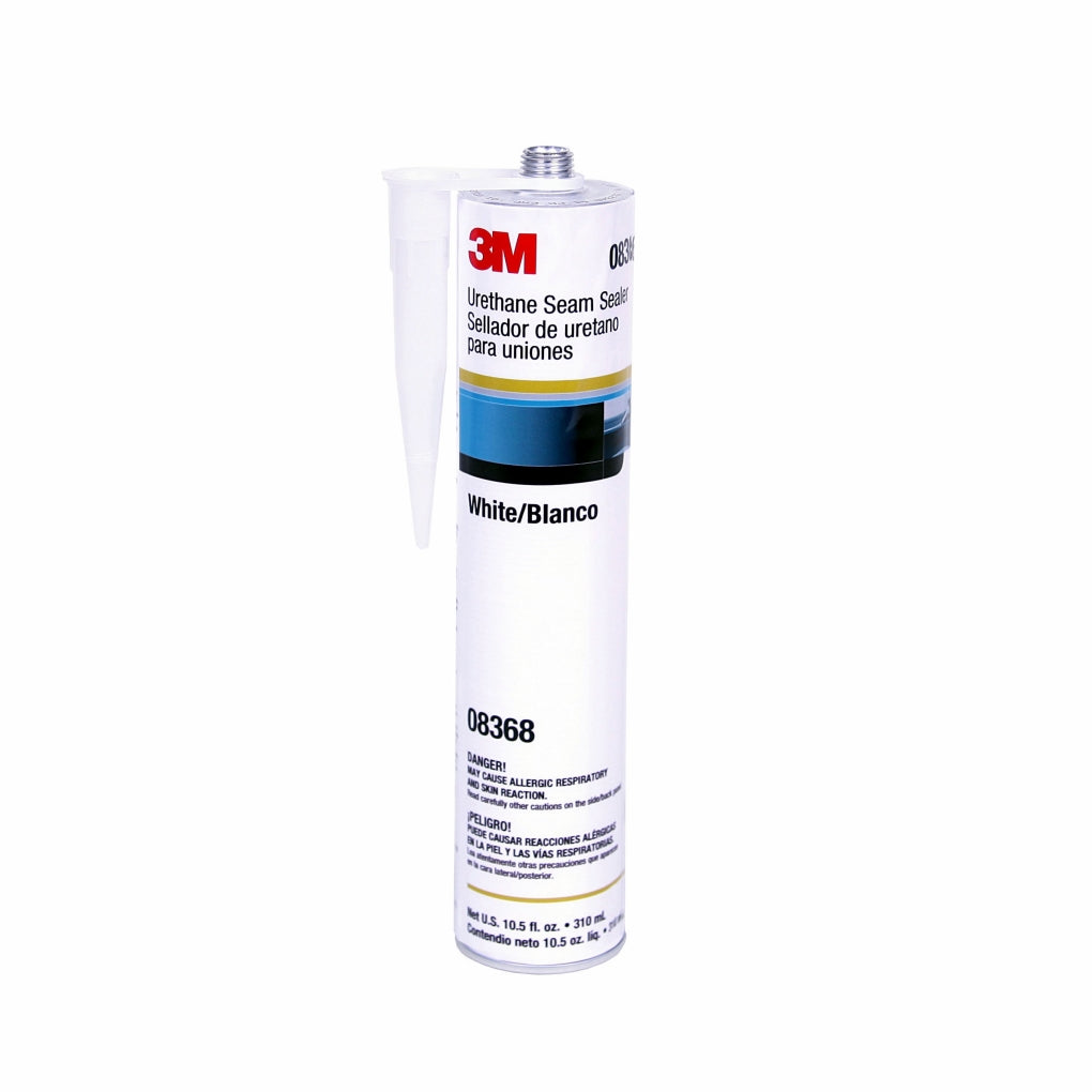 3M 08368 Urethane Seam Sealer, White, 310mL Cartridge 60455054639