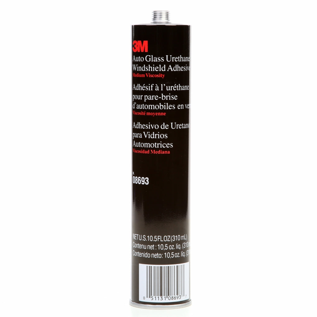 3M 08693 Auto Glass Urethane Windshield Adhesive, Cartridge