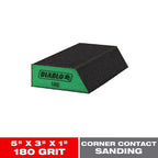 Diablo DFBLANGSFN01G 5 in. L X 3 in. W X 1 in. T 180 Grit Ultra Fine Angled Sanding Sponge