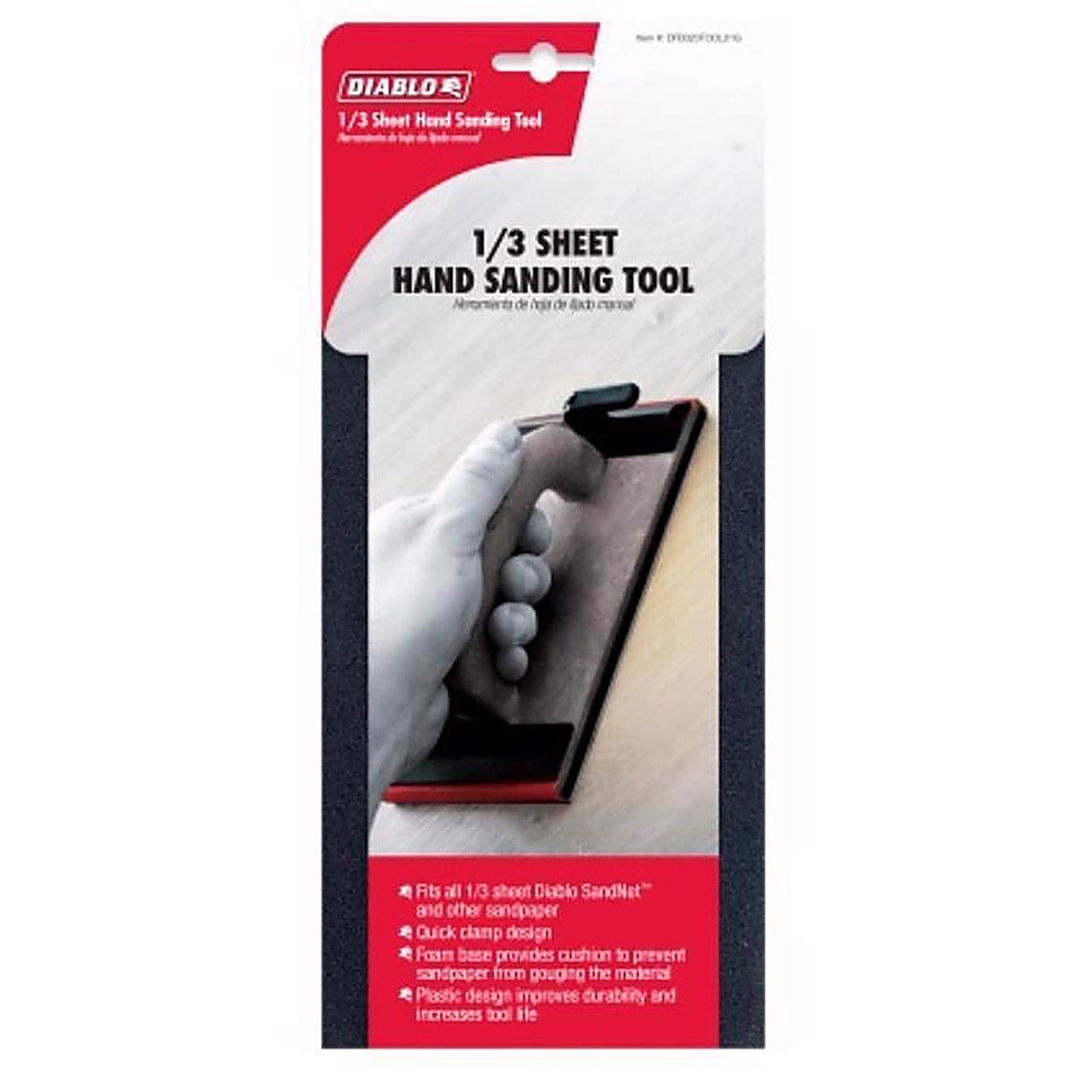 Diablo DFB323TOOL01G 7 in. L X 3-2/3 in. W Plastic 1/3 Sheet Sander